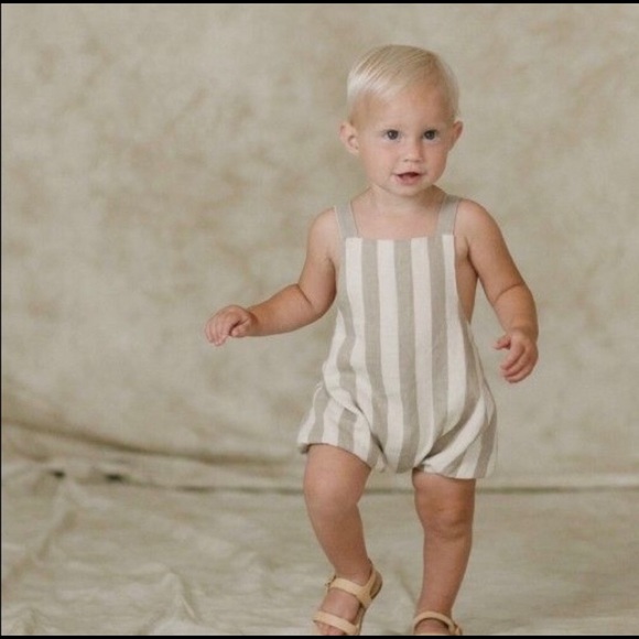 Rylee + Cru Other - Rylee + Cru Striped Bubble Romper 18- 24 months